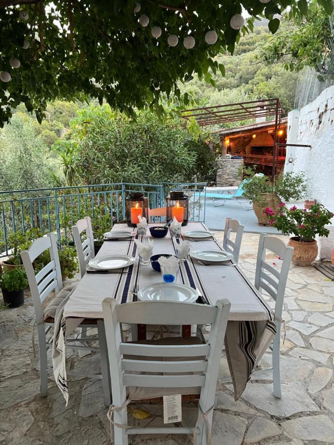 Sapounakeika Maison Charme Avec Piscine Privee, Pres De La Mer A Sappounakeika, Tyros מראה חיצוני תמונה